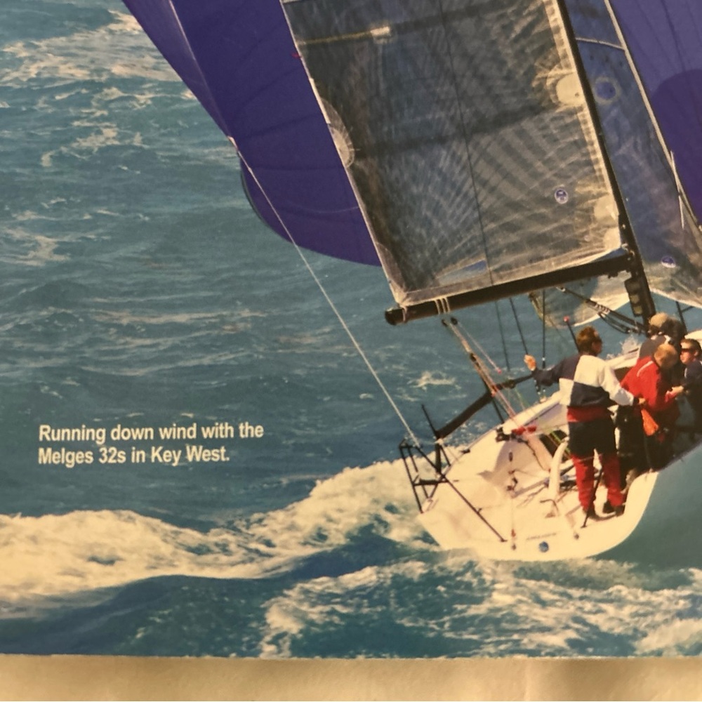 Sailing Magazine Cover - Blue Spinnaker Racing Photo - Picture 5 of 9